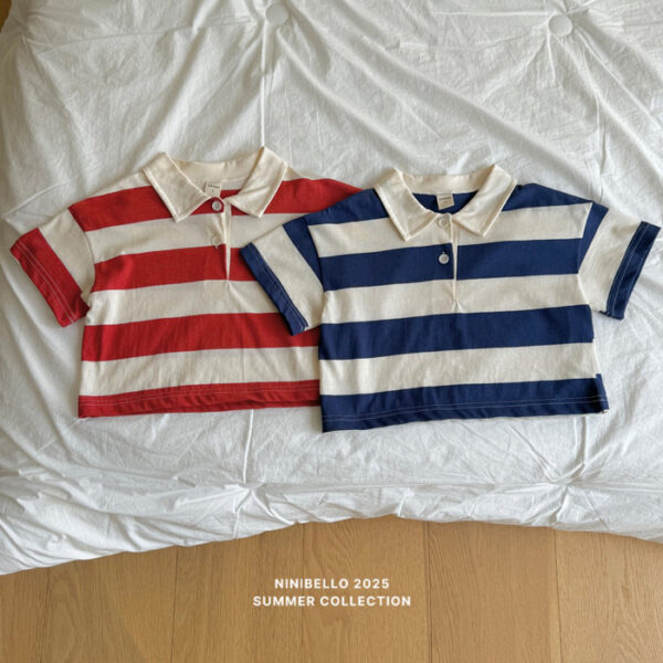 Jolie Summer 🕊️ 拼色領片上衣