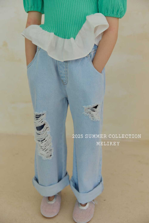 Jolie Summer 🕊️ 街頭微破小潮牛仔褲