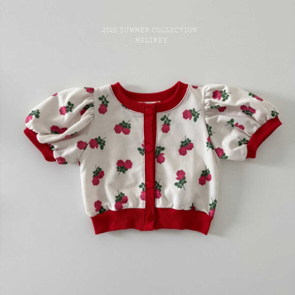 Jolie Summer 🕊️ 奶霜玫瑰開襟上衣