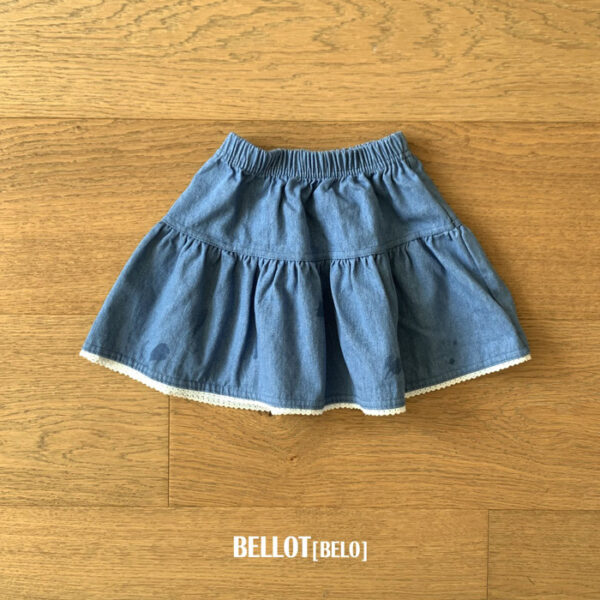 Jolie Summer 🕊️ 蕾絲滾邊牛仔裙