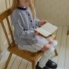 🍂 暖調寬條針織開襟衫