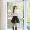 🍂 Marianne 春野抓褶裙