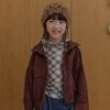 🍂 秋影格紋連帽上衣