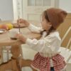 🍂 鄉野微光格紋襯裙