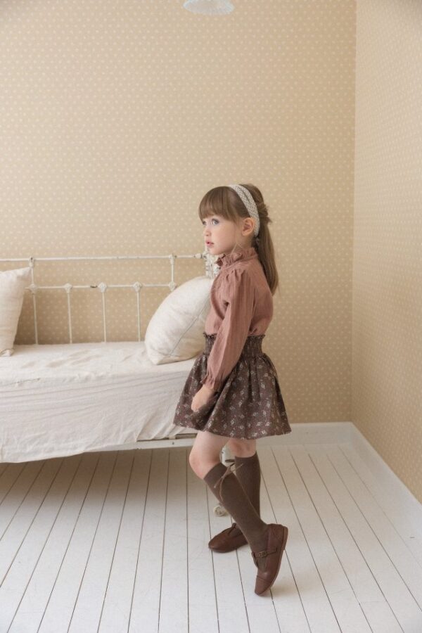 🍂 Marianne 春野抓褶裙