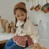 🍂 鄉野微光格紋襯裙