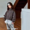 🍂 落肩短版俐落連帽上衣
