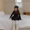 🍂 澎澎南瓜捲邊上衣