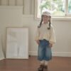 🍂 俏皮A Line牛仔褲