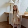 🍂 花漾莓果蕾絲方領洋裝