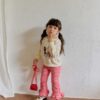 🍂 輕柔格韻喇叭褲