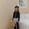 🍂 蔓影蝴蝶結喇叭褲