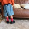🍂 隱藏口袋牛仔短褲