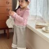 🍂 蕾絲拼接羅紋外套