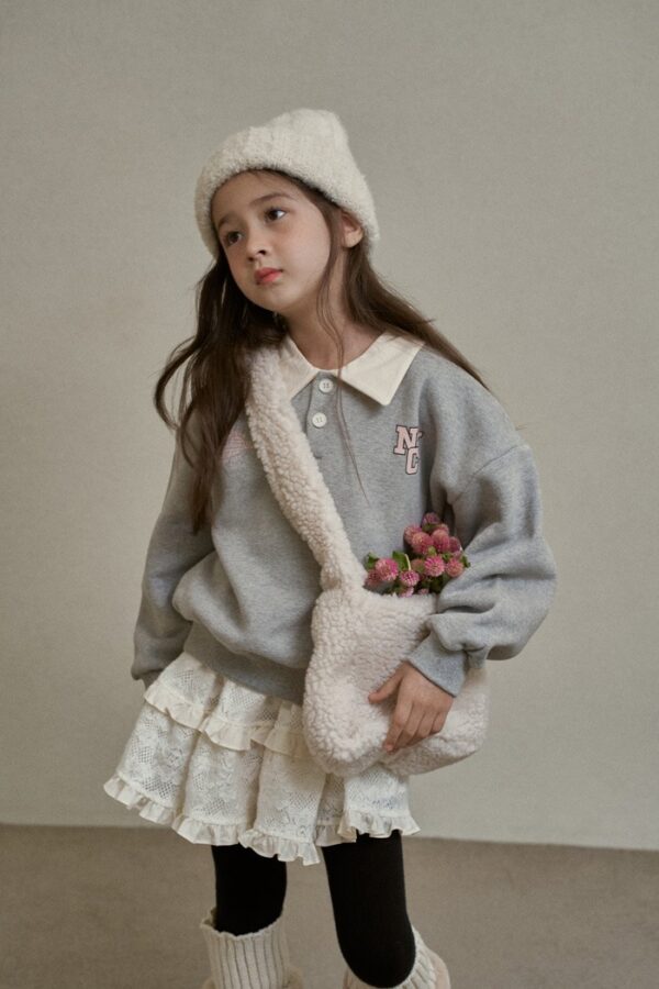 ❄️ 冬風微光領片上衣