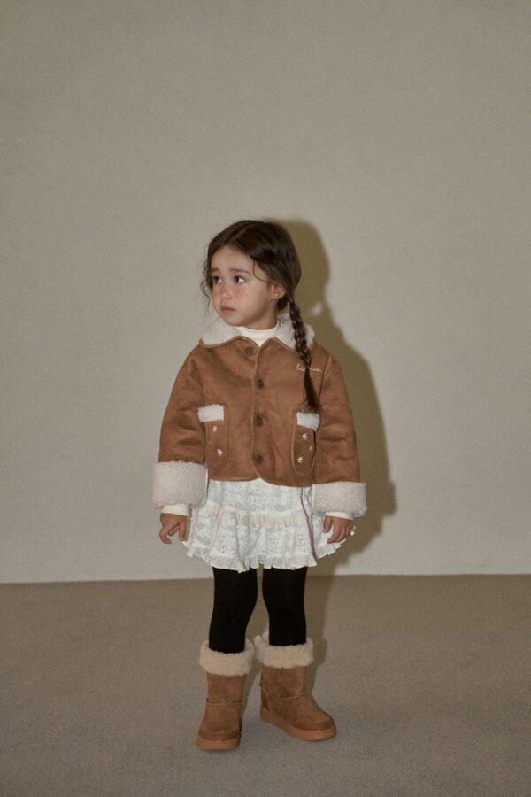 ❄️ 雪花麂皮絨外套