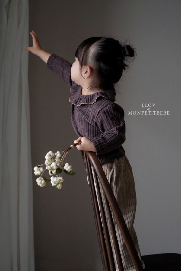 ❄️ Luanne 荷葉邊針織上衣