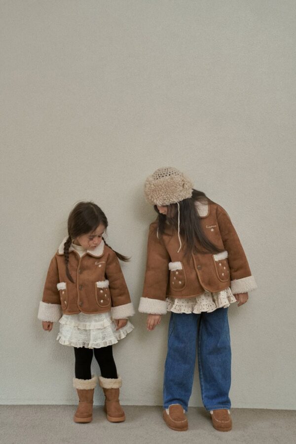 ❄️ 雪花麂皮絨外套