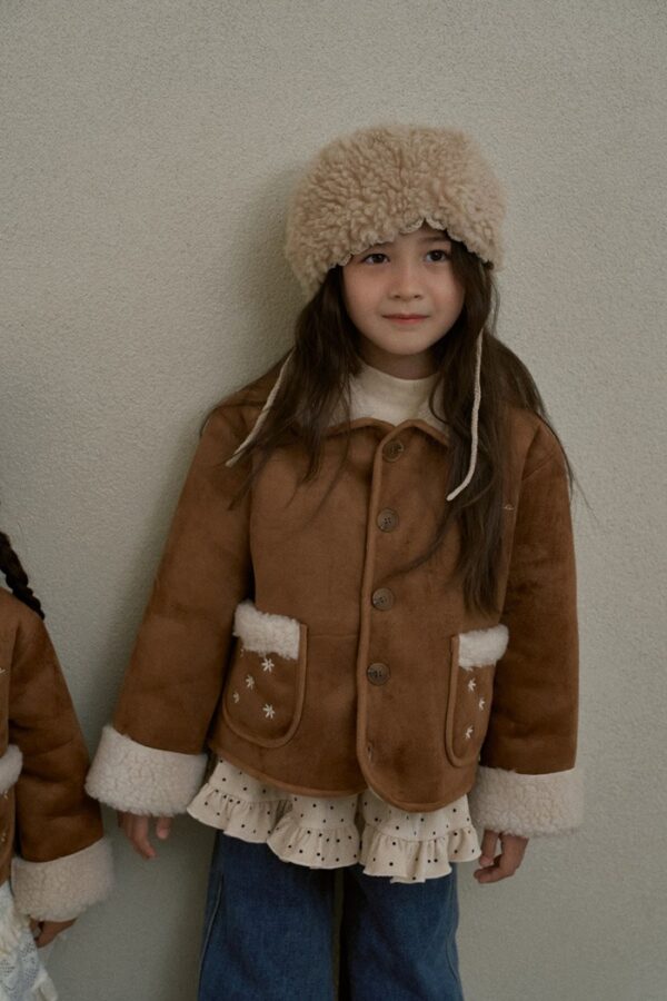 ❄️ 雪花麂皮絨外套