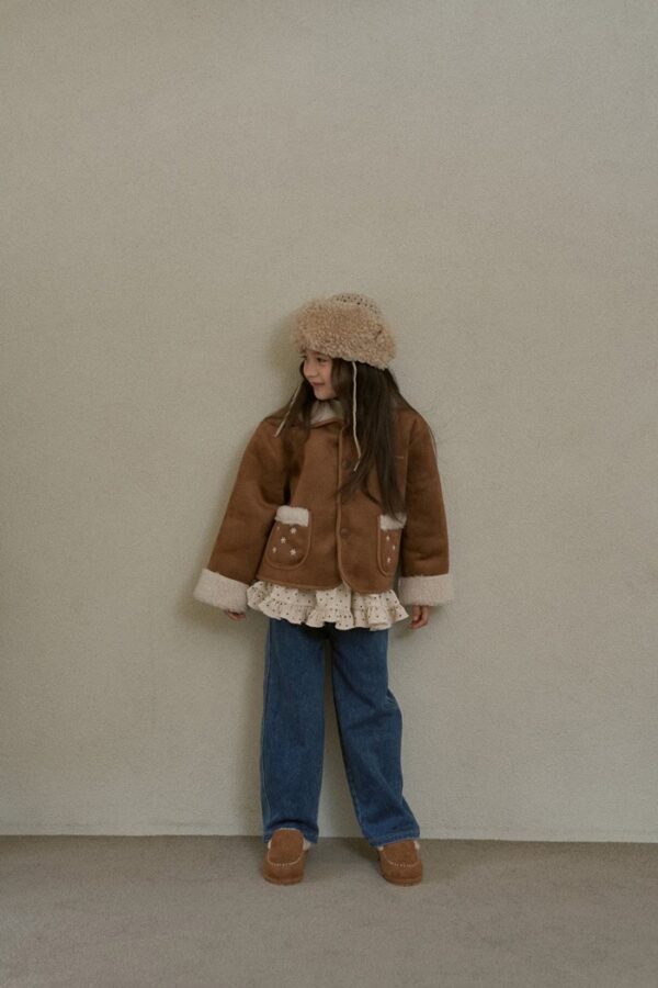 ❄️ 雪花麂皮絨外套