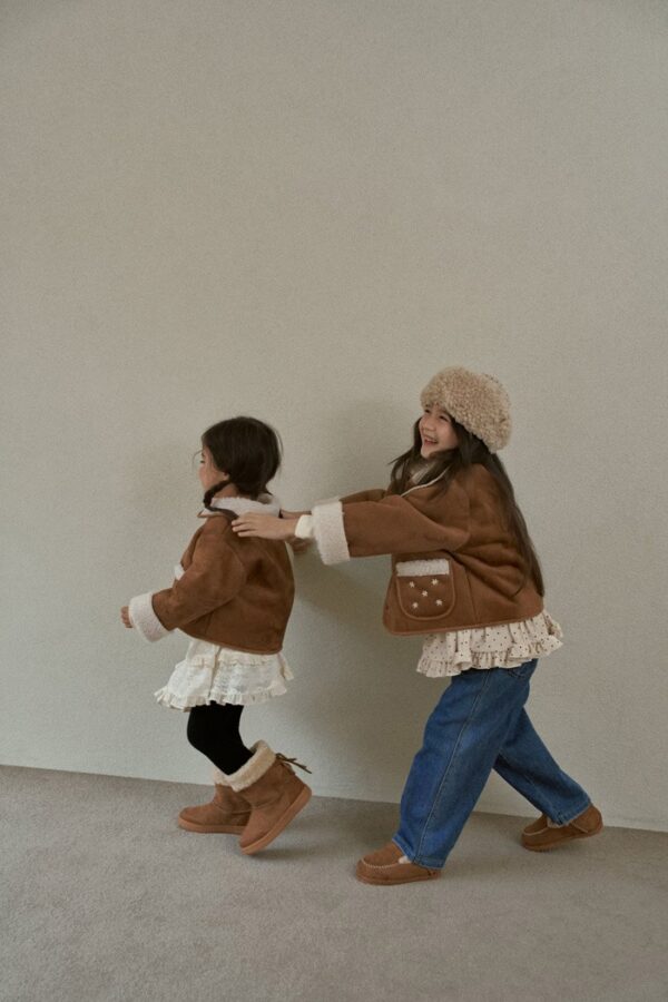 ❄️ 雪花麂皮絨外套