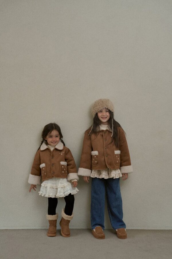 ❄️ 雪花麂皮絨外套