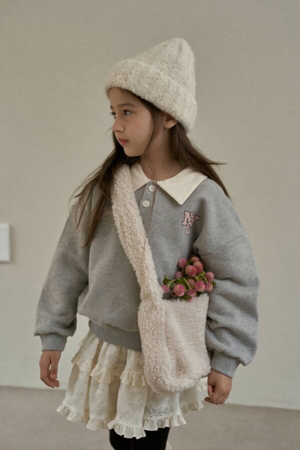 ❄️ 冬風微光領片上衣