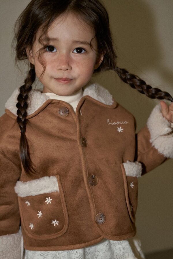 ❄️ 雪花麂皮絨外套