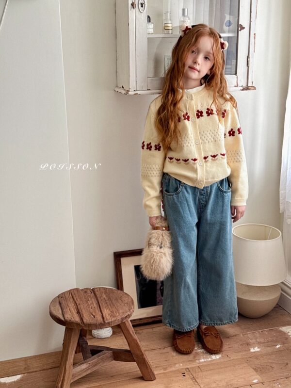 ❄️ 紅寶石口袋牛仔褲