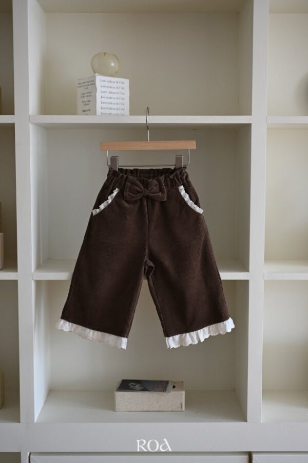 ❄️ 天鵝絨荷葉褲