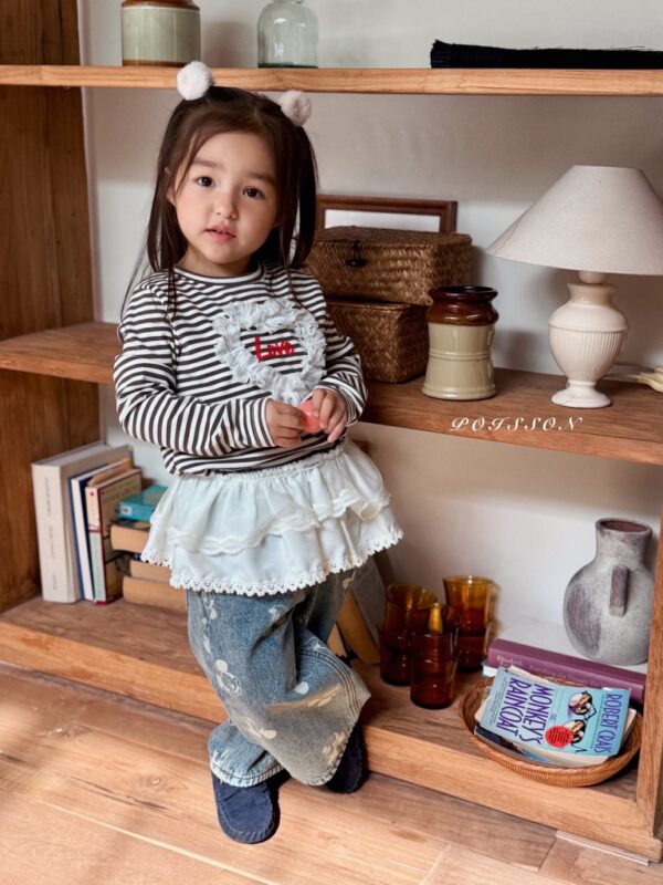 ❄️ 可愛米奇漂白刷色牛仔褲