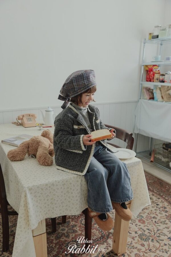 13927840-1D28-495C-973B-78CEC4ACEBE4 ❄️ 氣質學院風格紋貝雷帽+蝴蝶結髮夾