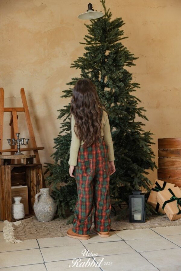 13E5BCC9-6B85-4267-ACF7-31F9DAE9607F ❄️ 可愛學院風保暖格紋吊帶褲