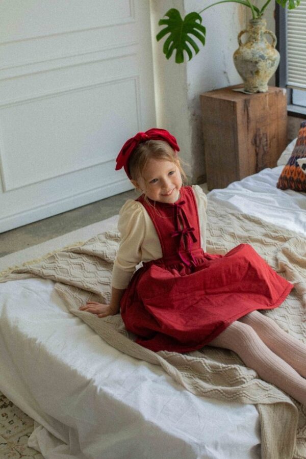 1C3F41CE-7200-4D4A-80AD-56D40A501B2D ❄️ 氣質絲絨蝴蝶結洋裝