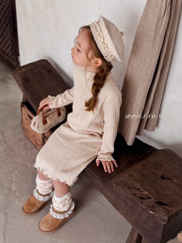 ❄️ 文藝風針織長洋裝