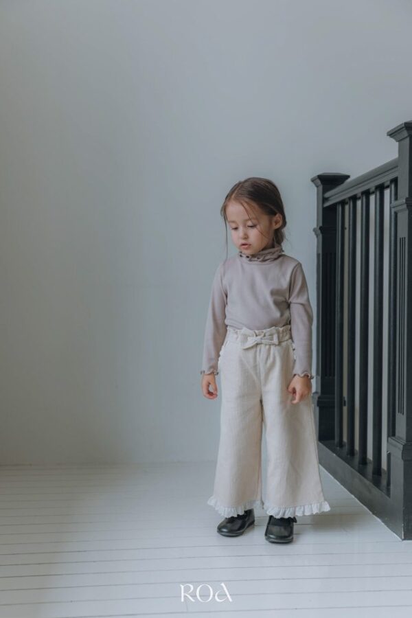 ❄️ 天鵝絨荷葉褲