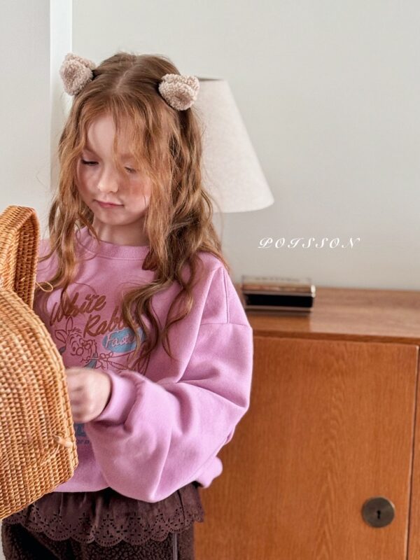 ❄️ 愛麗絲寬鬆刷毛大學T