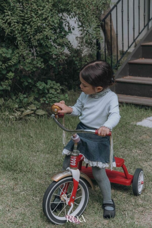 ❄️ 蕾絲荷葉短裙