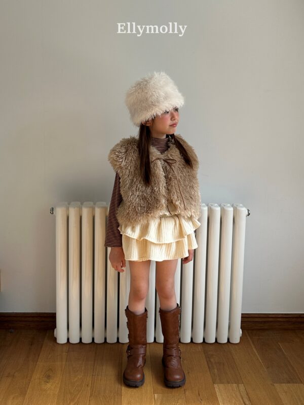 ❄️ 可愛蓬鬆感毛絨保暖背心