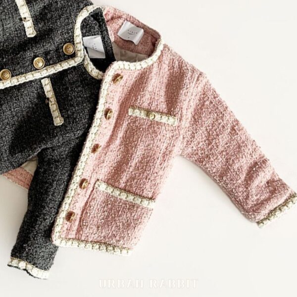 ❄️ 優雅小香毛呢長版外套