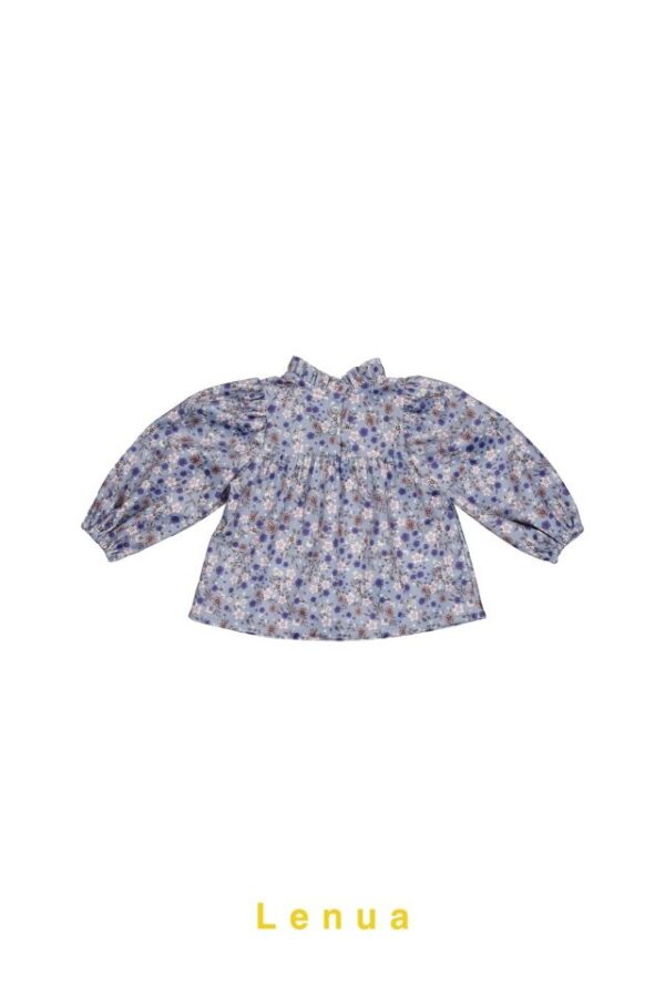 ❄️ 宮廷甜美燈籠袖花朵上衣