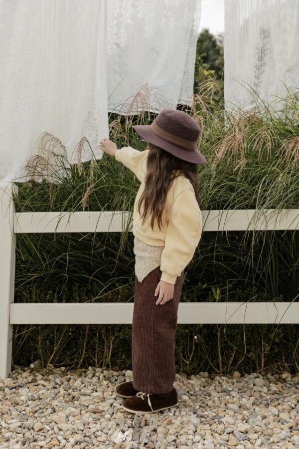 ❄️ 甜美花朵刺繡娃娃領衛衣