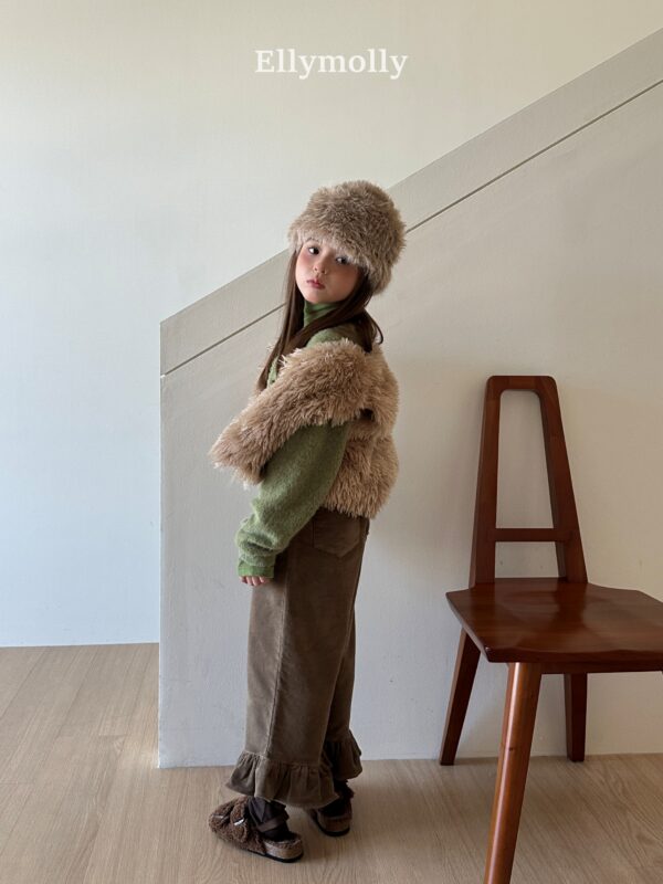 ❄️ 可愛蓬鬆感毛絨保暖背心