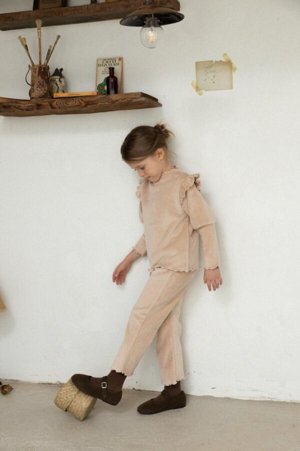 475C4742-6F2B-43C0-AE50-5B5BE70980D9 ❄️ 蕾拉蓬蓬袖 休閒套裝