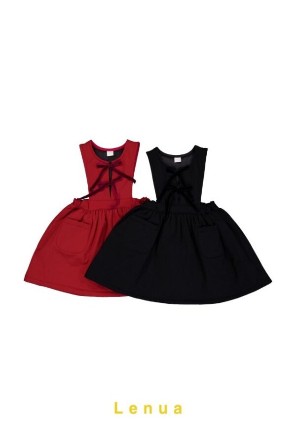 47C5DC44-8B53-4261-987A-CA3A35DC5347 ❄️ 氣質絲絨蝴蝶結洋裝