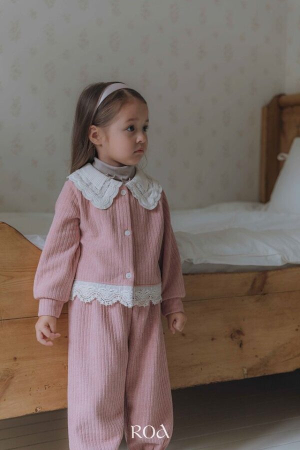 ❄️ 甜美蕾絲縮口褲