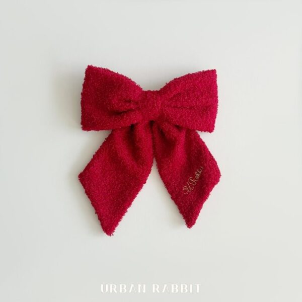 4A0F3DC4-A31C-482F-8429-A84738C7AACD ❄️ 可愛泰迪熊造型蝴蝶結髮夾