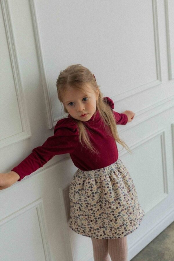 ❄️ 小甜心蓬蓬泡泡袖純棉上衣