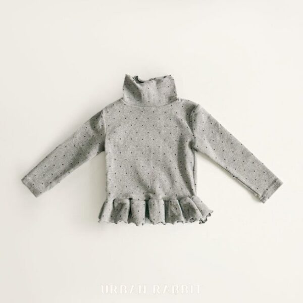 5171EF0A-B917-4CFB-A1AD-FC47C995402A ❄️ 可愛保暖圓點荷葉邊上衣