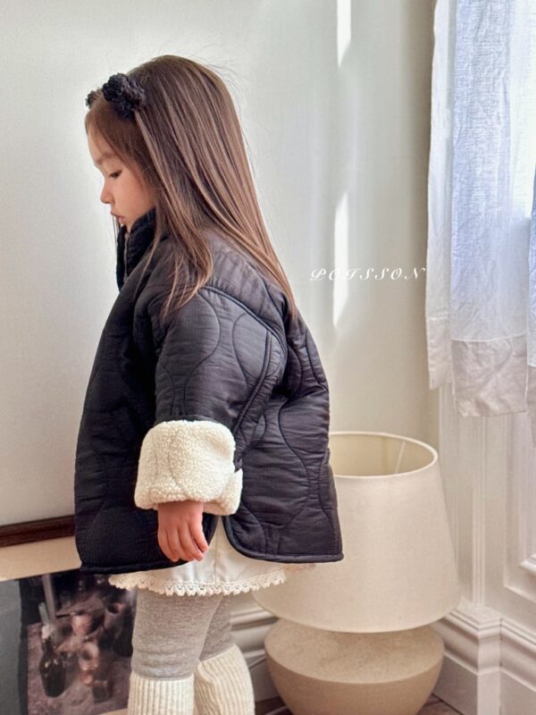 ❄️ 菱格紋鋪棉外套